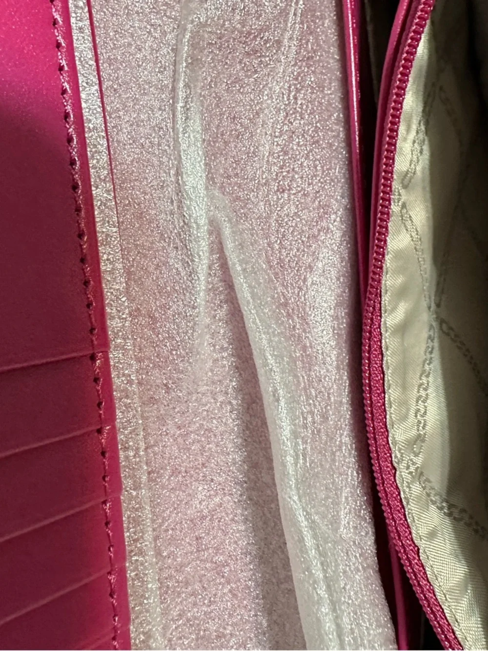 NWT MICHAEL KORS Pink Leather Snakeskin-Print Crossbody Bag